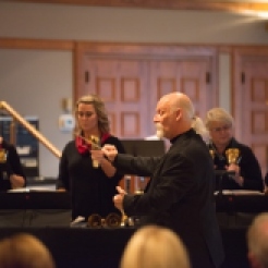 CBHE members performing at a holiday concert in December 2017.